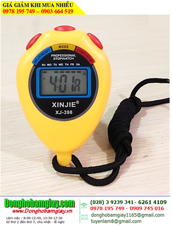 XINJIE XJ-398, Đồng hồ Bấm giờ/Bấm giây thể thao XINJIE XJ-398 chính hãng /Bảo hành 01 tháng (01 đổi 1)